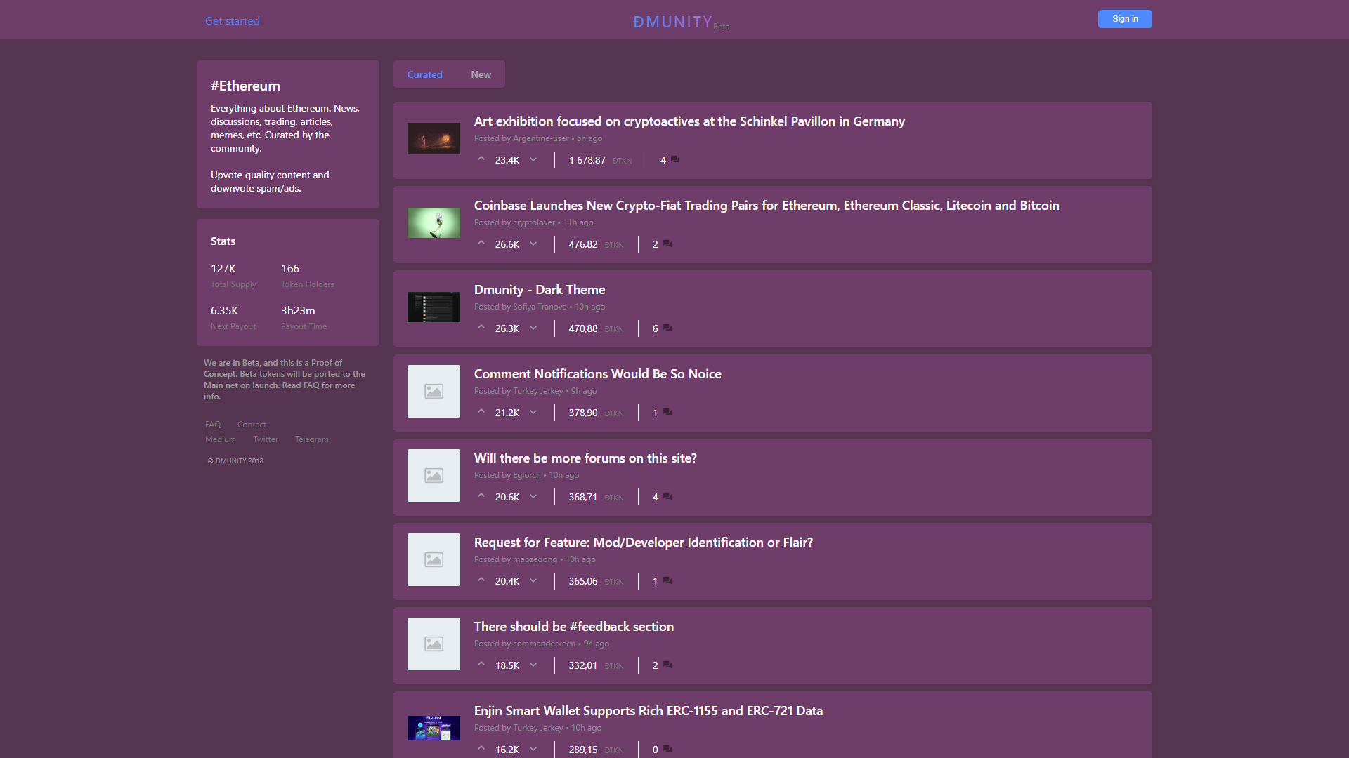 Dmunity - DarkPurple Theme