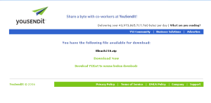 Web Site: yousendit.com - adblock