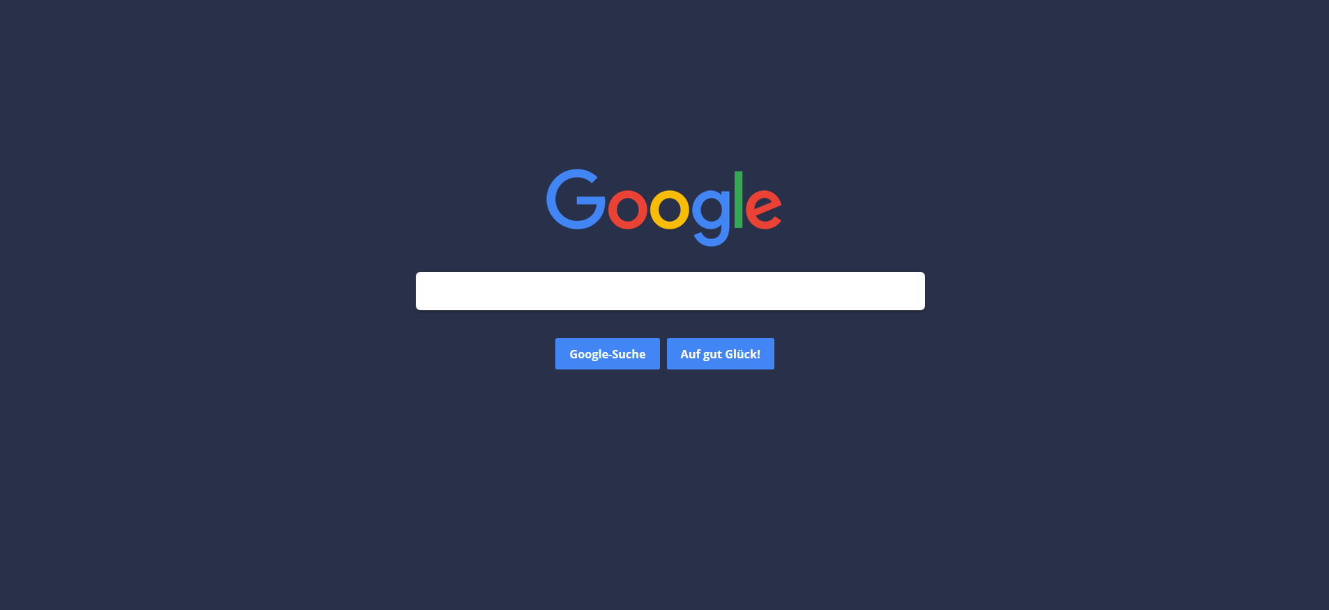 Very clean and appealing Google