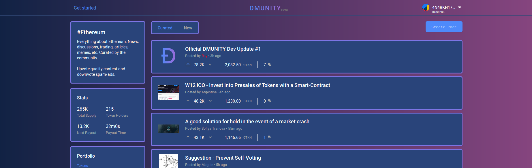 Dmunity - Gradient Theme (version 0.2)