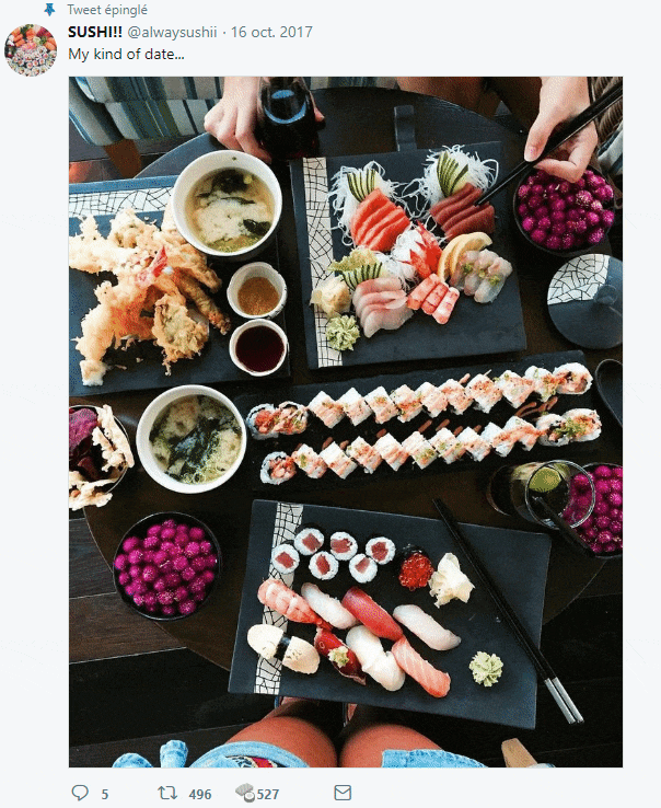 Sushi for like.