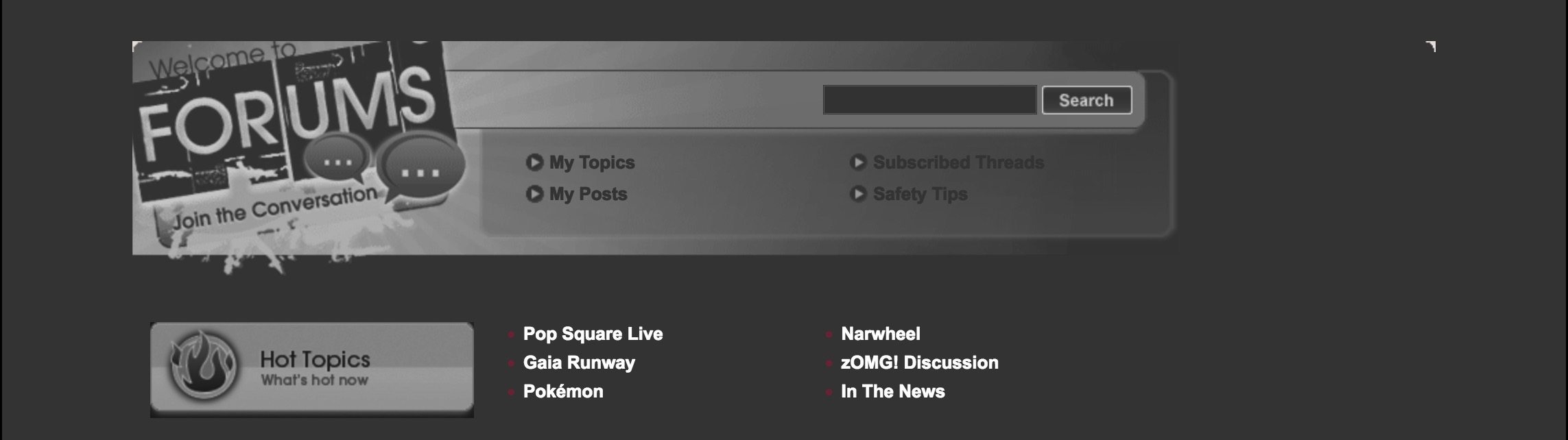 Gaia [Forums] Dark Theme
