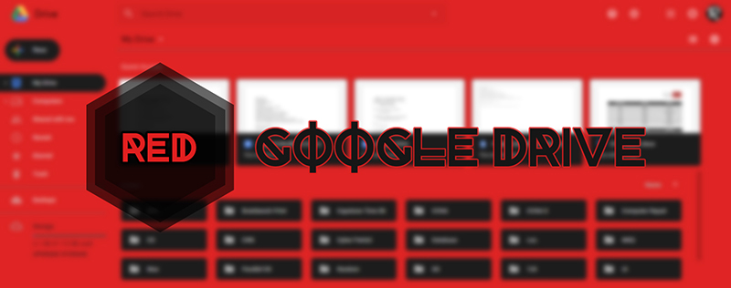 Red Google Drive by RHIN0X