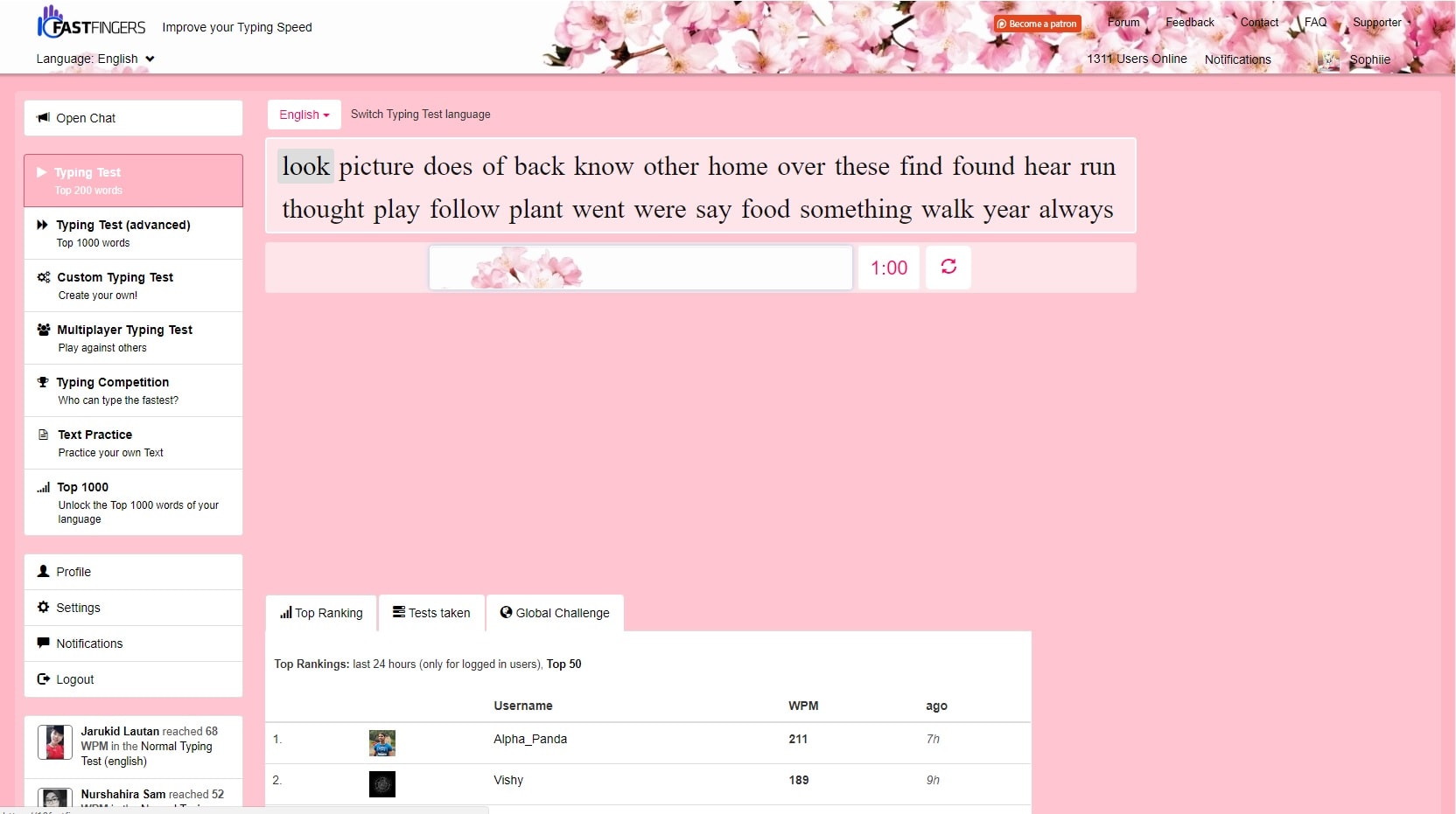 10fastfingers Sakura - 10ff