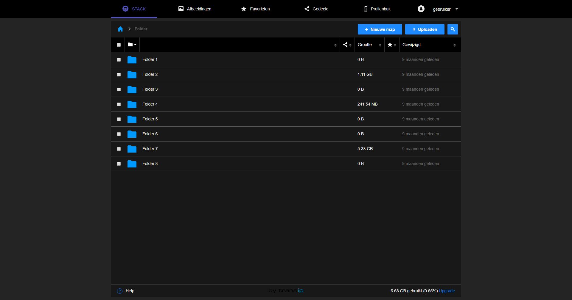 Stack Storage Dark