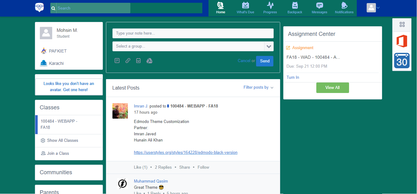 Edmodo new Color