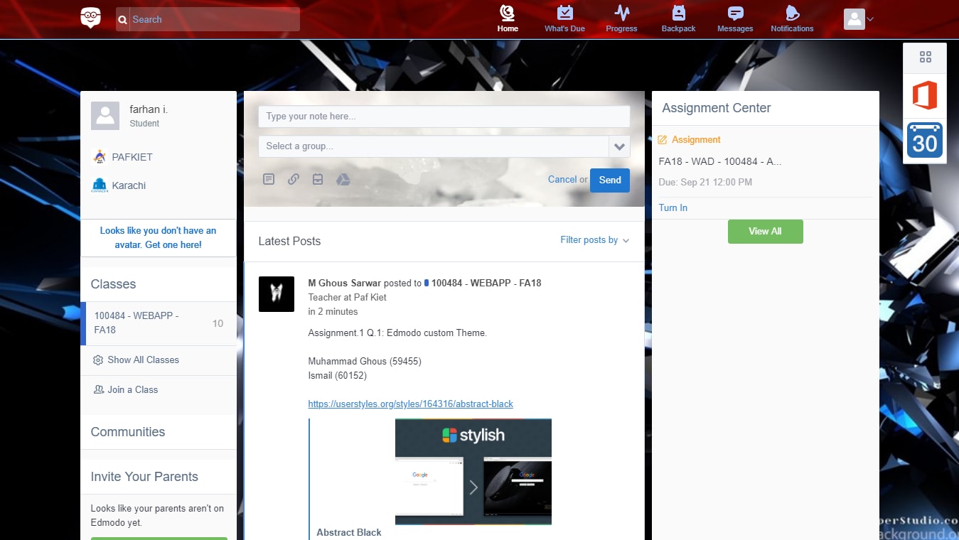 Edmodo crystal