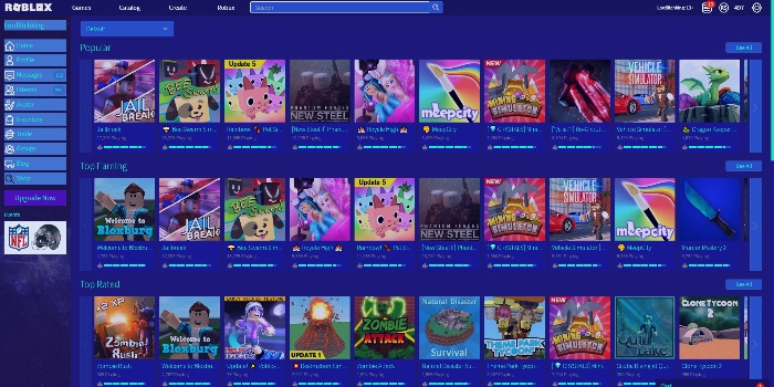 Super Blue Roblox