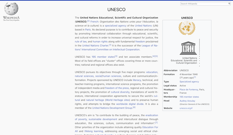 Wikipedia – optimized for readabilit­y