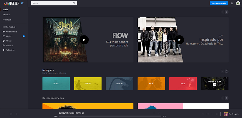 Dark Deezer for New UI