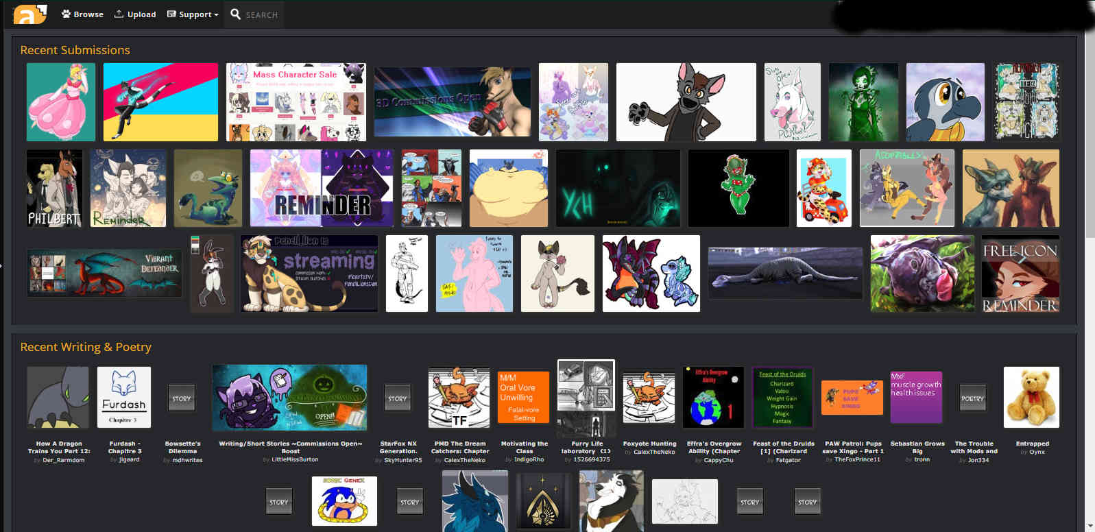 Furaffinity NSFW-Only