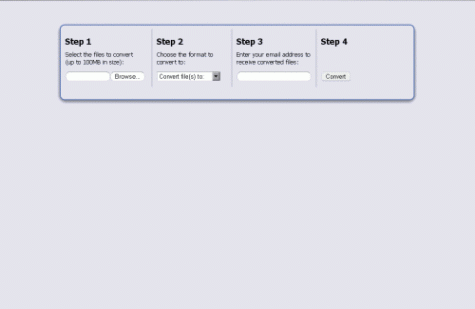 Zamzar Online File Conversion