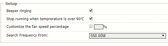Antminer S9 Extra Controls