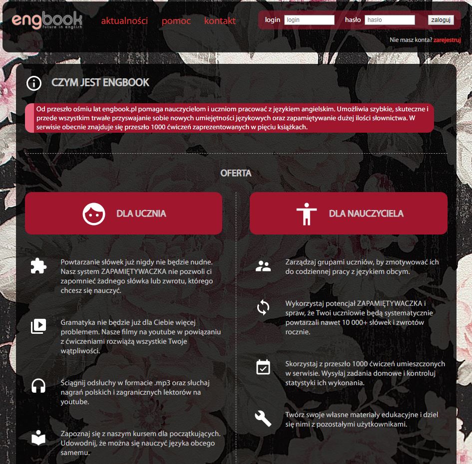 Pink engbook