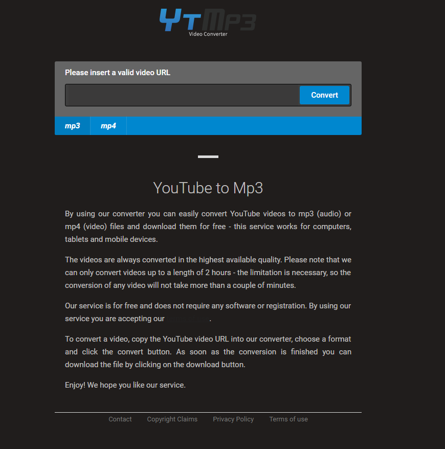 Ytmp3 Grey