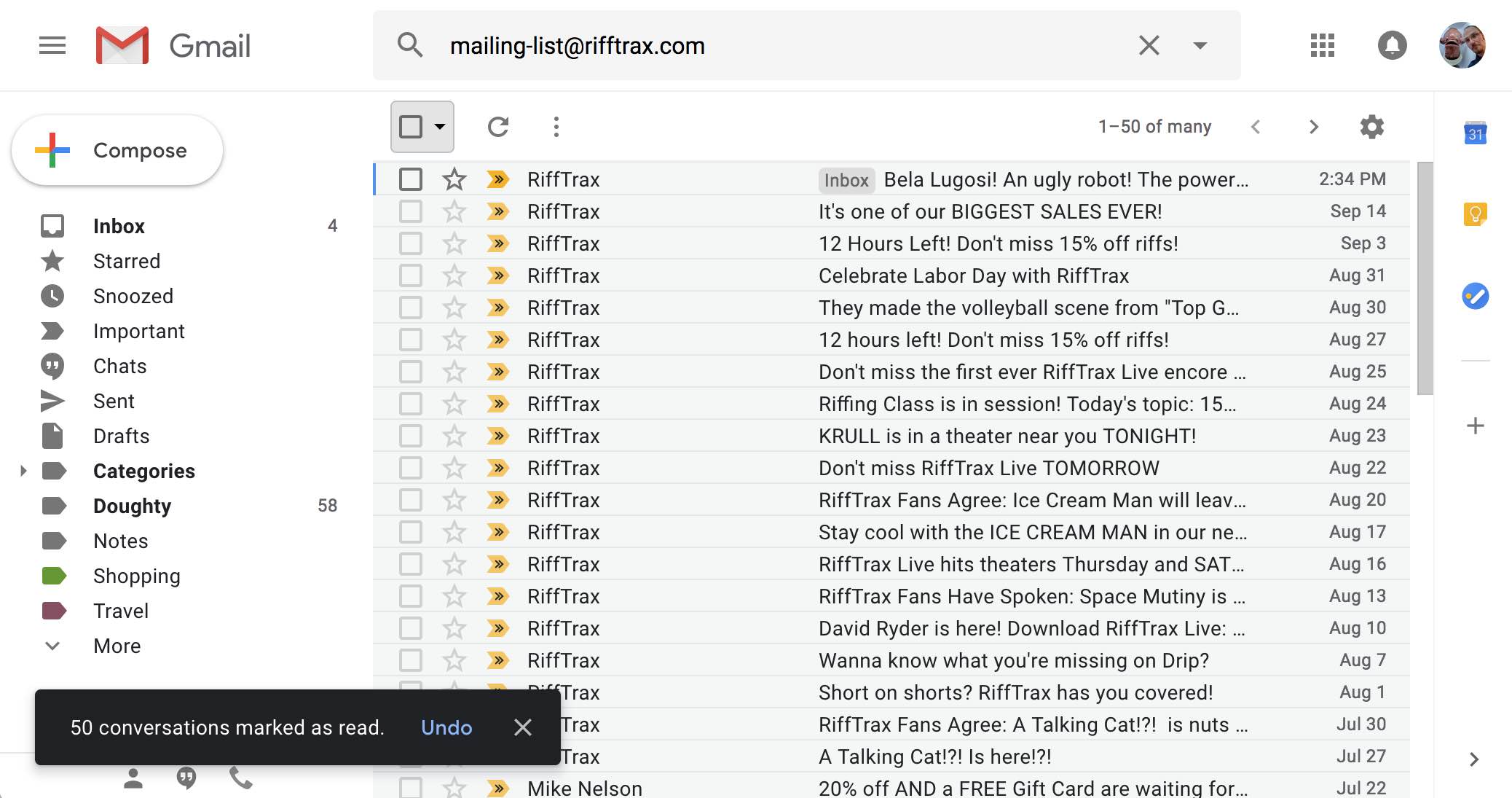 Really Compact New Gmail