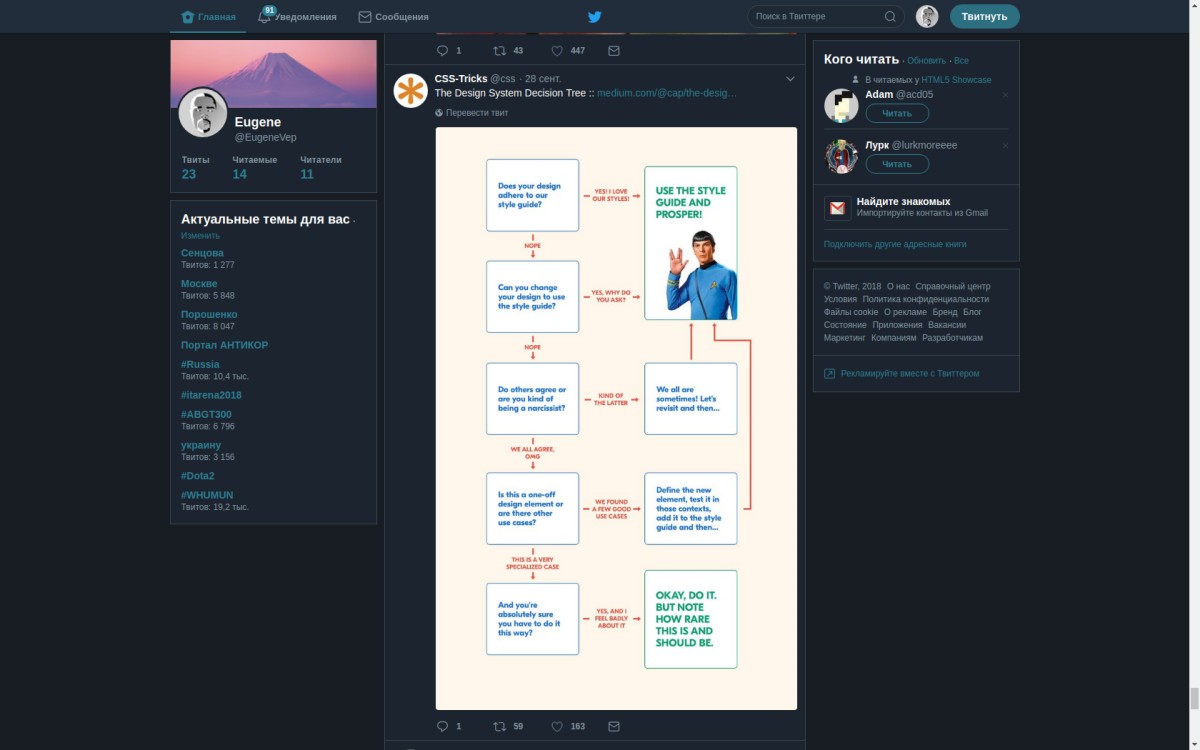 Twitter - Say no to square posts