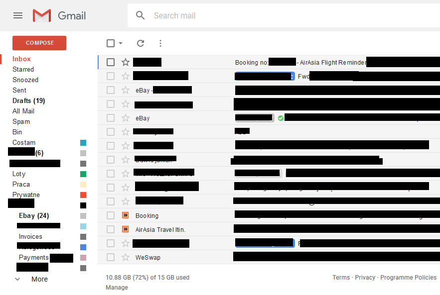 Gmail Old 2018 Nov