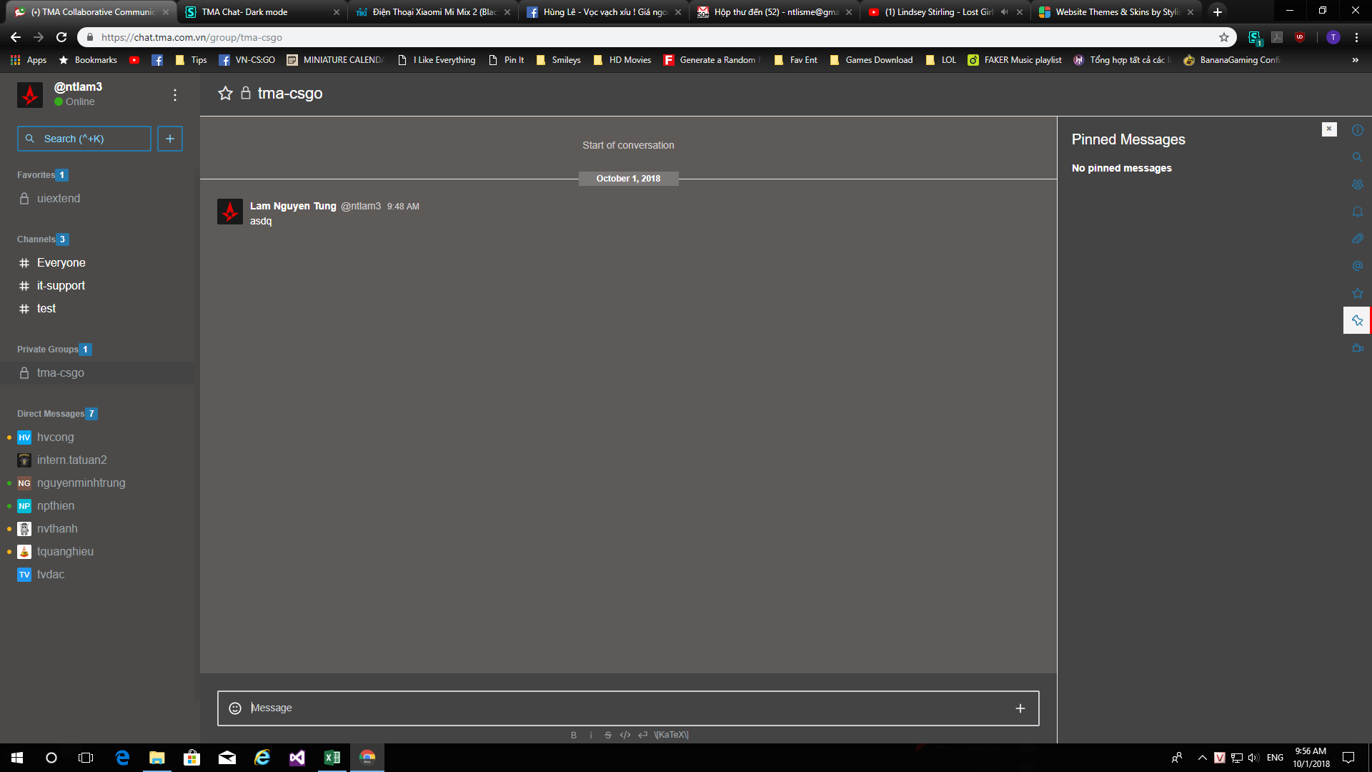 TMA Chat Nightmode
