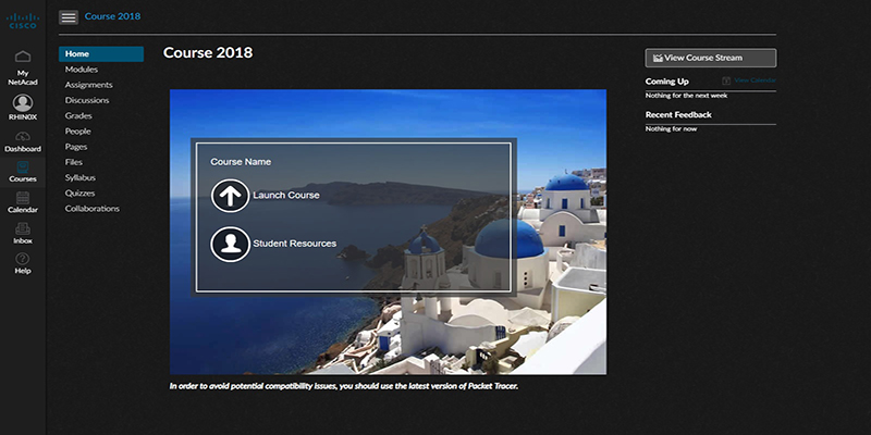 Dark Netacad Theme 2018 | 2019 by RHIN0X