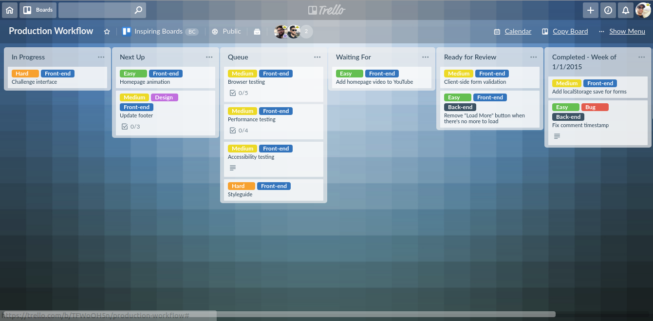 Trello light-modern-ish