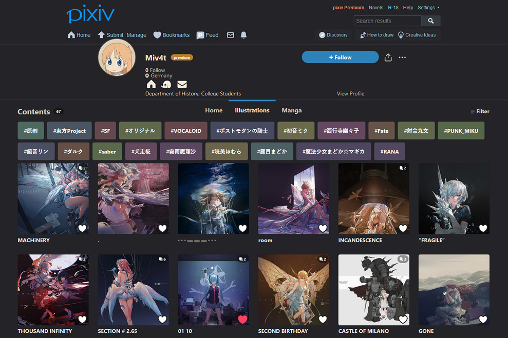 Dense Pixiv