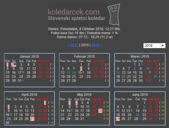 Dark Koledarcek.com