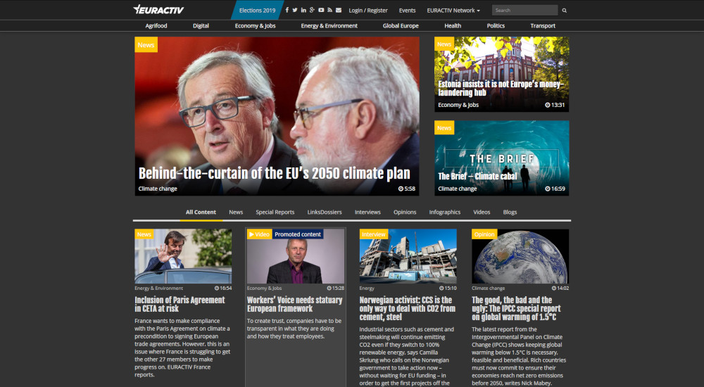 Euractiv.com Dark Theme