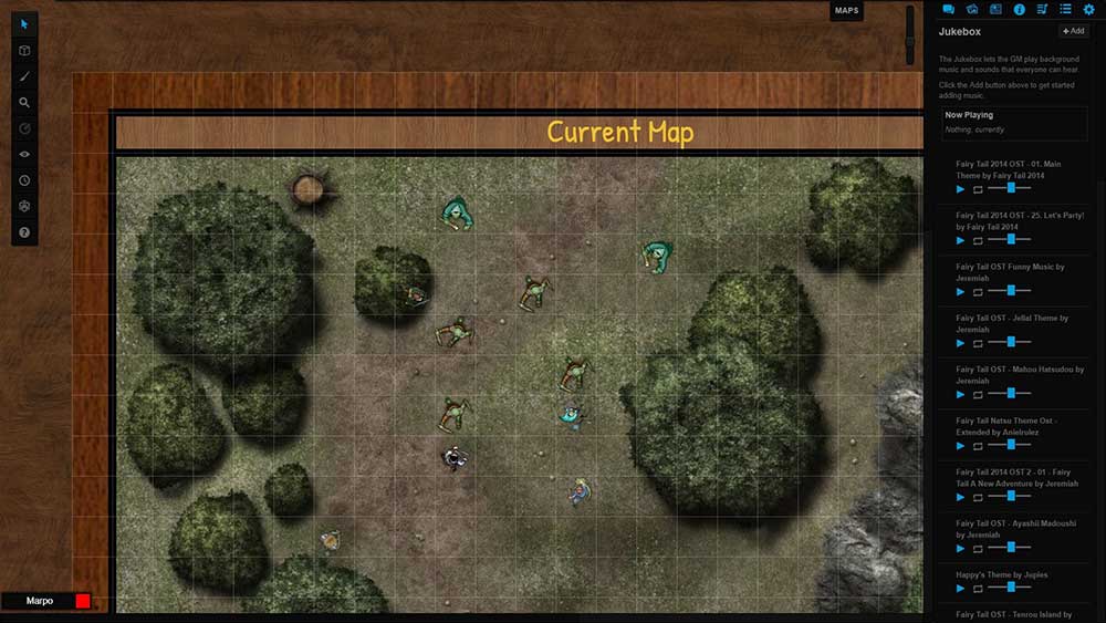 Roll20 - Dark Wooden