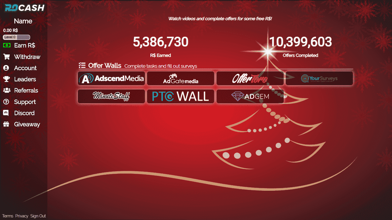 ROCash | Merry Christmas v1.0