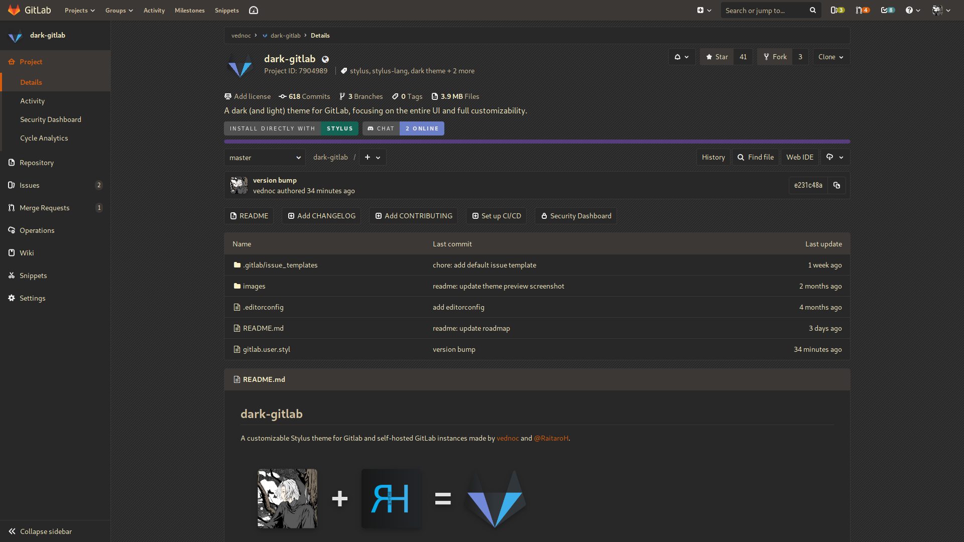 Dark-GitLab