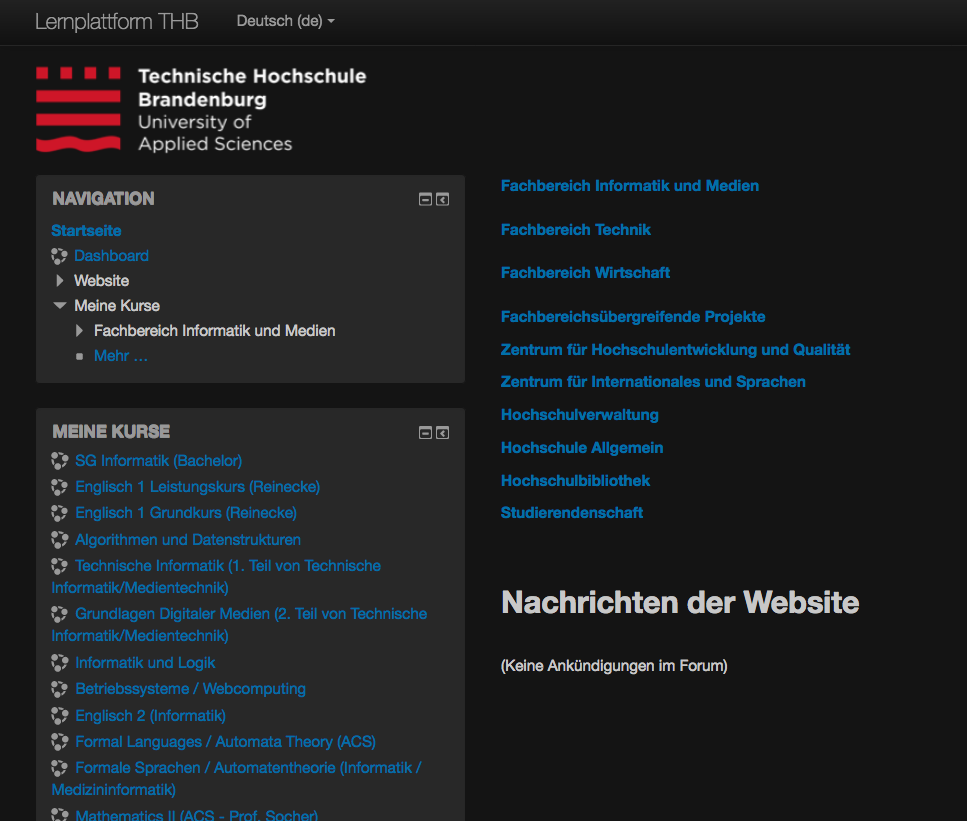 Moodle THB Dark