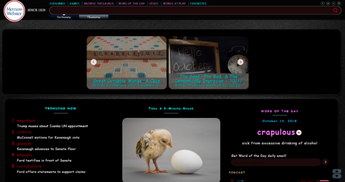 merriam-webster.com Dark By BamaBraves