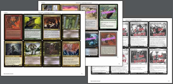 Scryfall - Proxy Print