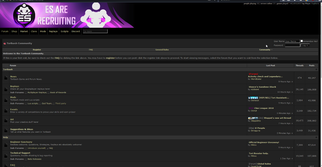 another dark toribash theme