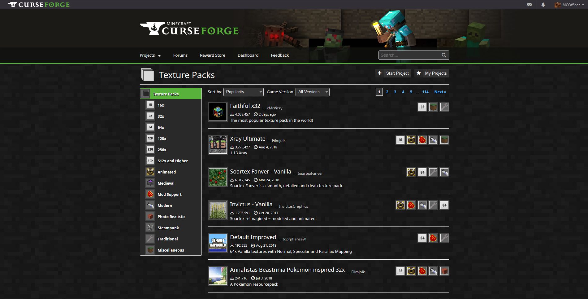 Minecraft Curseforge Darkened