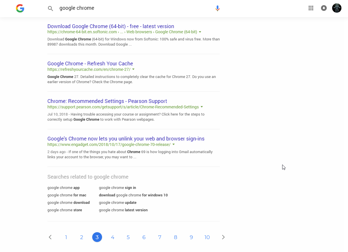 Materialized Google Search