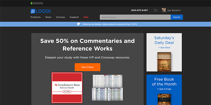Logos Bible Software - Dark (2018)