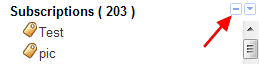 Google Reader - Show All/Updated button