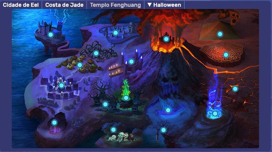 Eldarya Halloween Mapa 2018