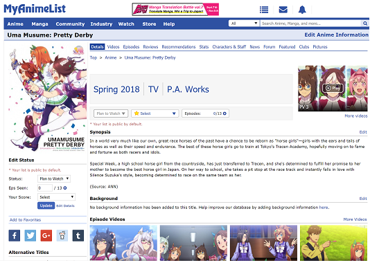 Hide MAL Scores, Reviews, Stats (Variation)