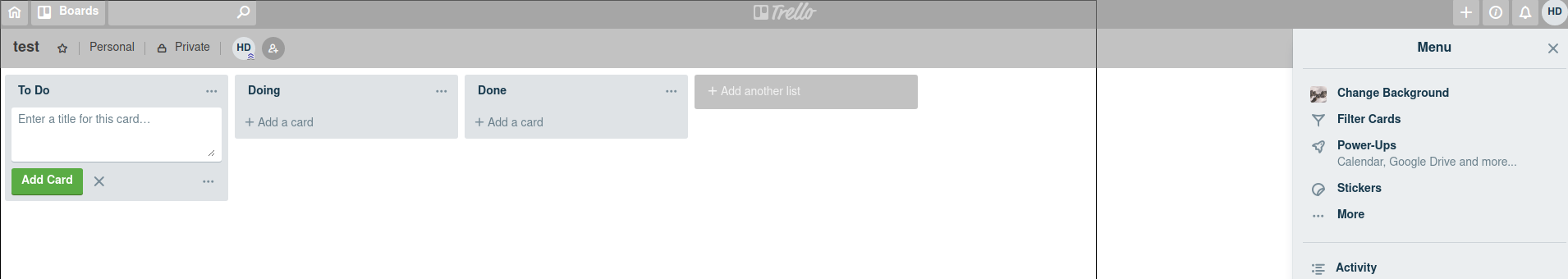 Trello Unicolor Bg