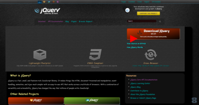 jQuery Dark By BamaBraves