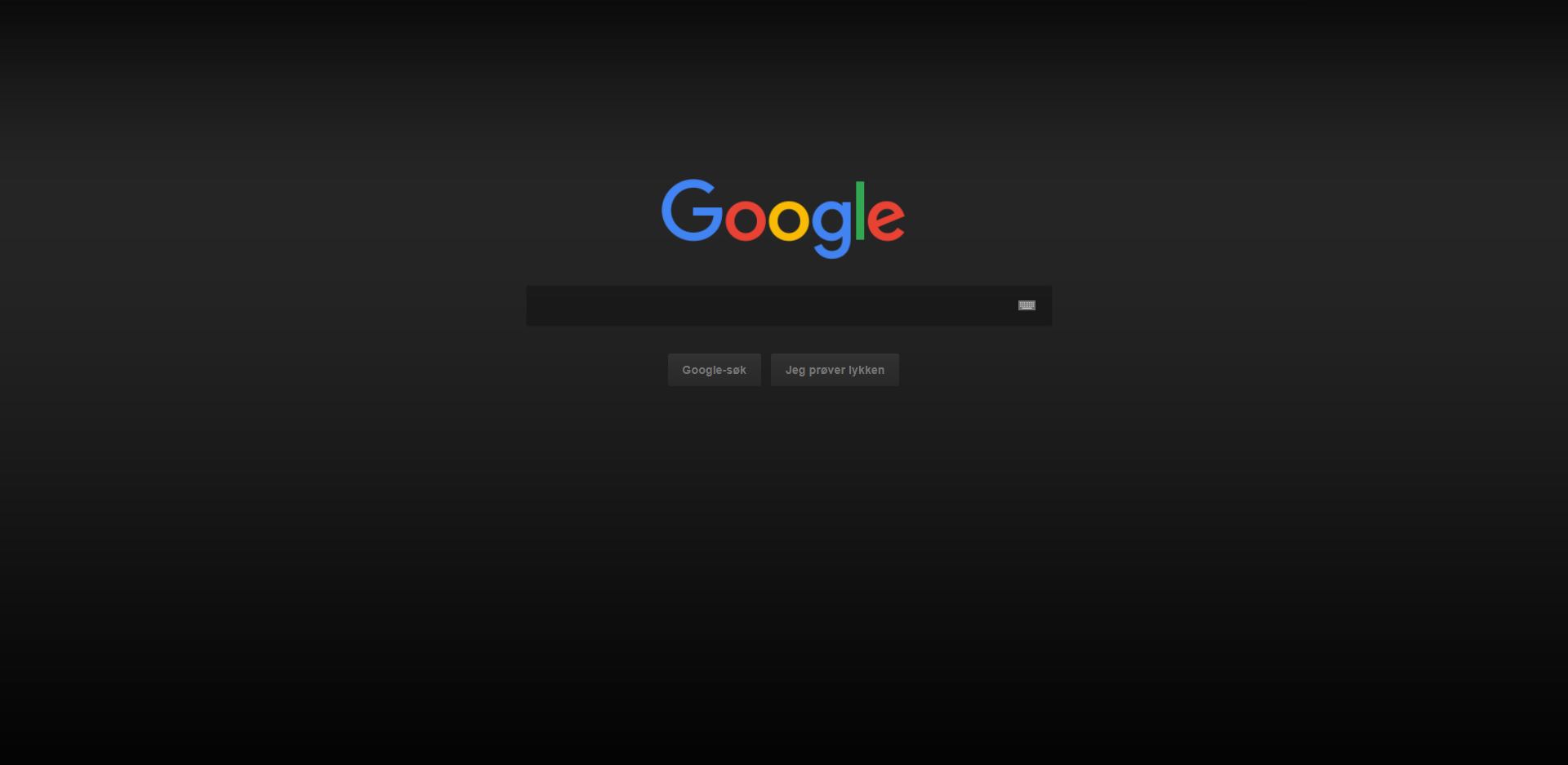 Google - Dark and Simple v1.0