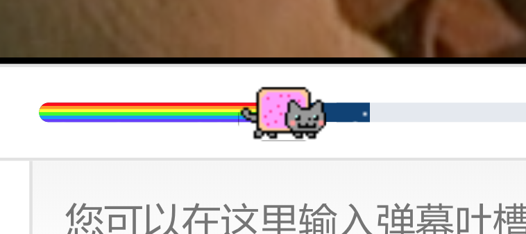 bilibili 彩虹猫进度条