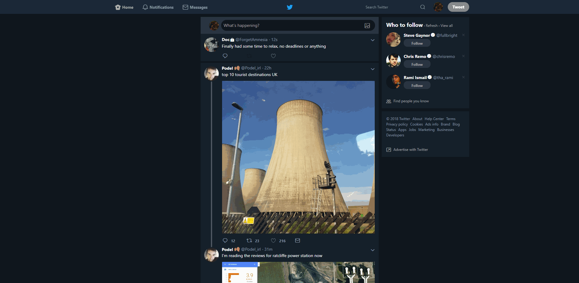 Nicer Twitter with Hideable Elements