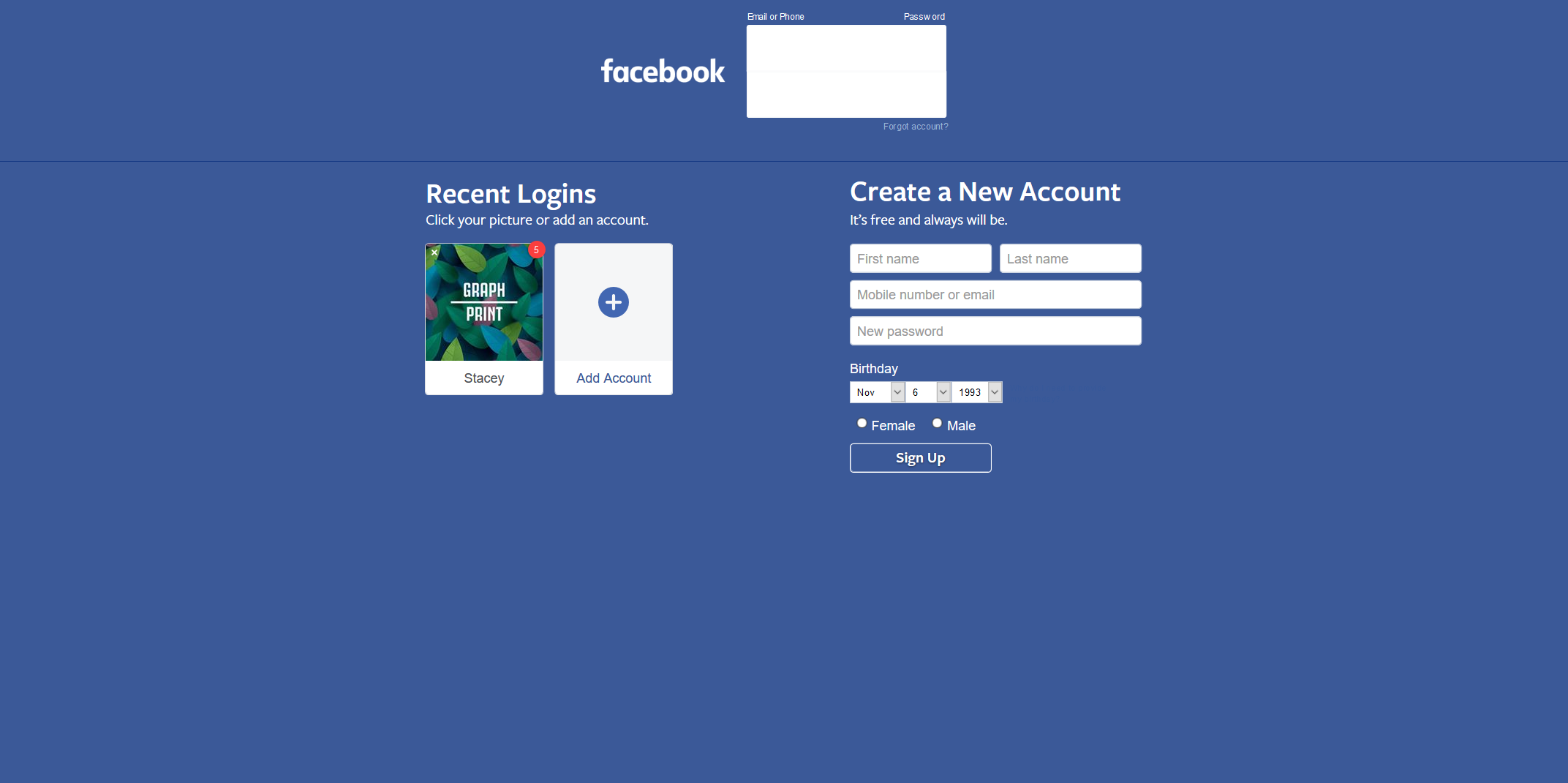 Facebook | Simpler and User-friendly