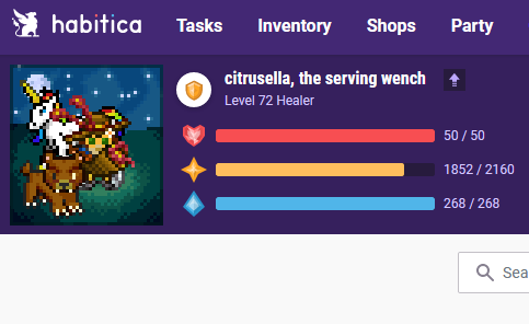 Habitica Dismounted