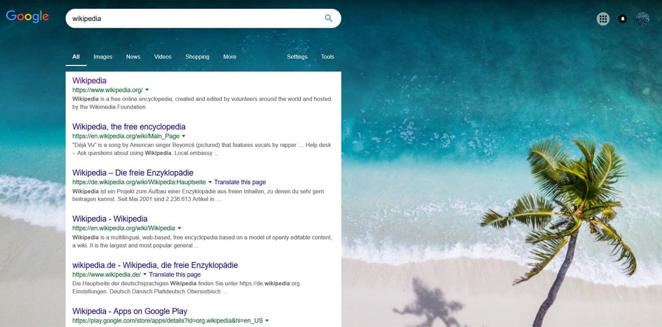 Google Frameless