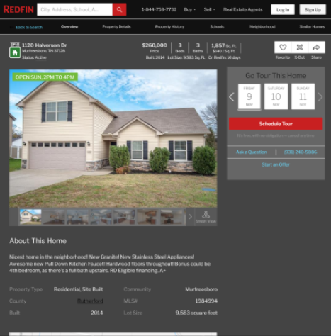Redfin Dark